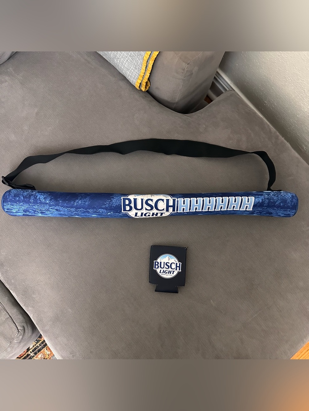 Busch Light Insulated 6 Can Stacker Cooler with Strap and Coozie Buschhhhhhhhhhh